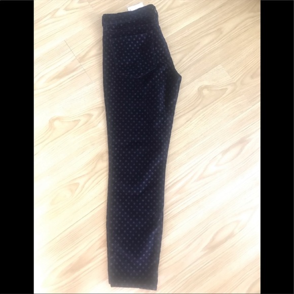 NEW J Crew Toothpick jean in velvet dot Women's 30 - Picture 5 of 5